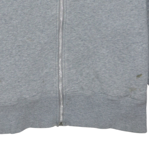 Nike Men's Grey Full Zip Sweatshirt Medium Classic Fit