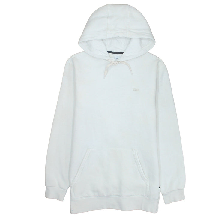 Vans Men’s White Small Pullover Hoodie ComfyCush Fleece Sweatshirt