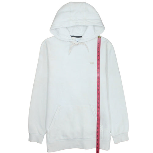 Vans Men’s White Small Pullover Hoodie ComfyCush Fleece Sweatshirt