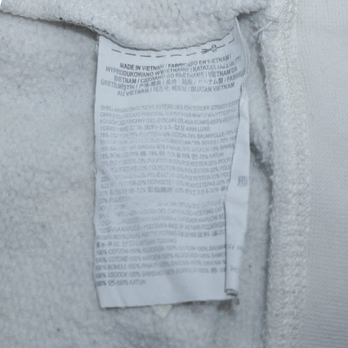 Vans Men’s White Small Pullover Hoodie ComfyCush Fleece Sweatshirt