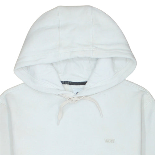 Vans Men’s White Small Pullover Hoodie ComfyCush Fleece Sweatshirt