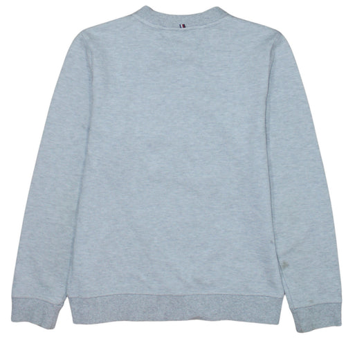 Tommy Hilfiger Boys Grey Pullover Sweatshirt Size 164 Crew Neck Logo