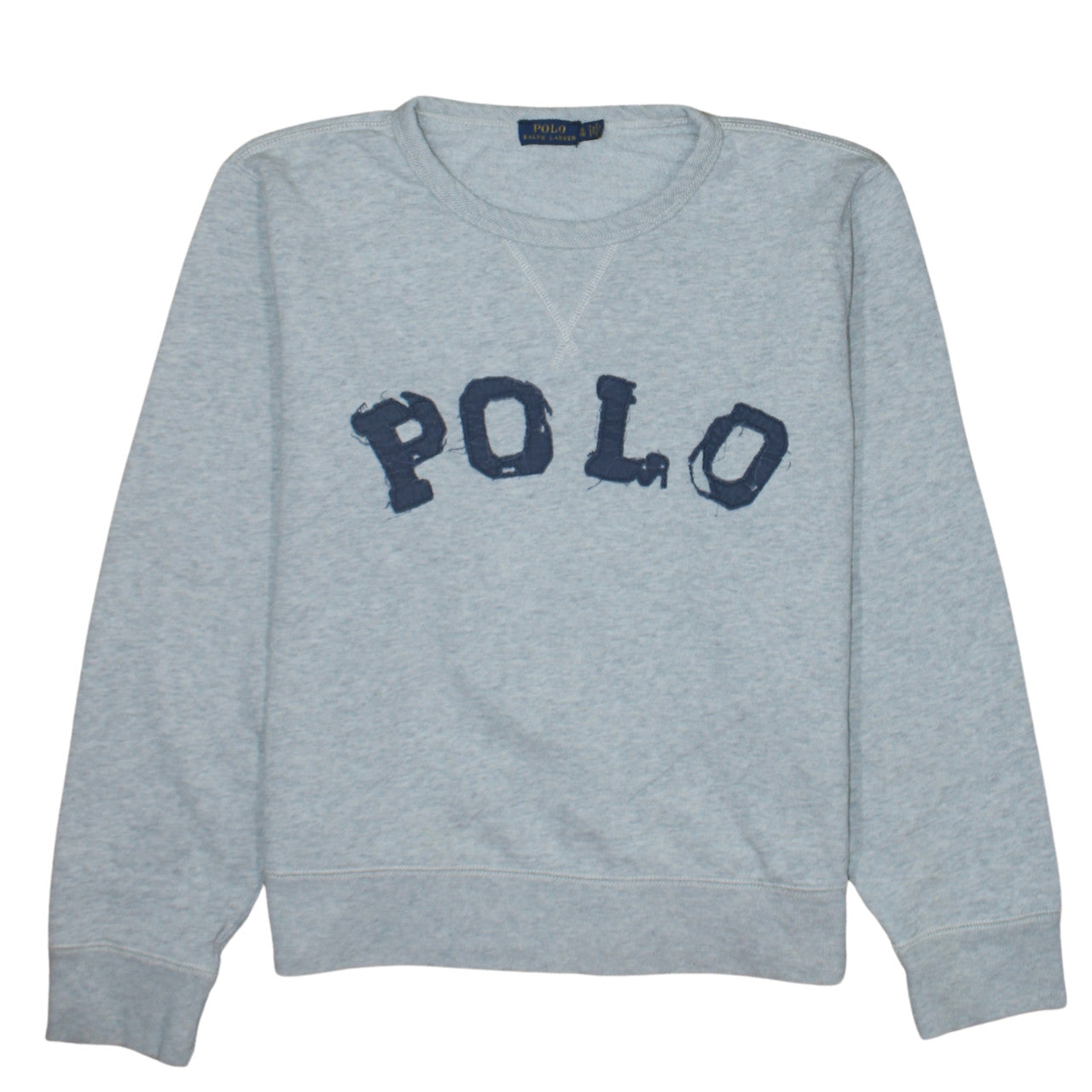 Polo Ralph Lauren Women’s Grey Pullover Sweatshirt XL Logo Cotton Blend