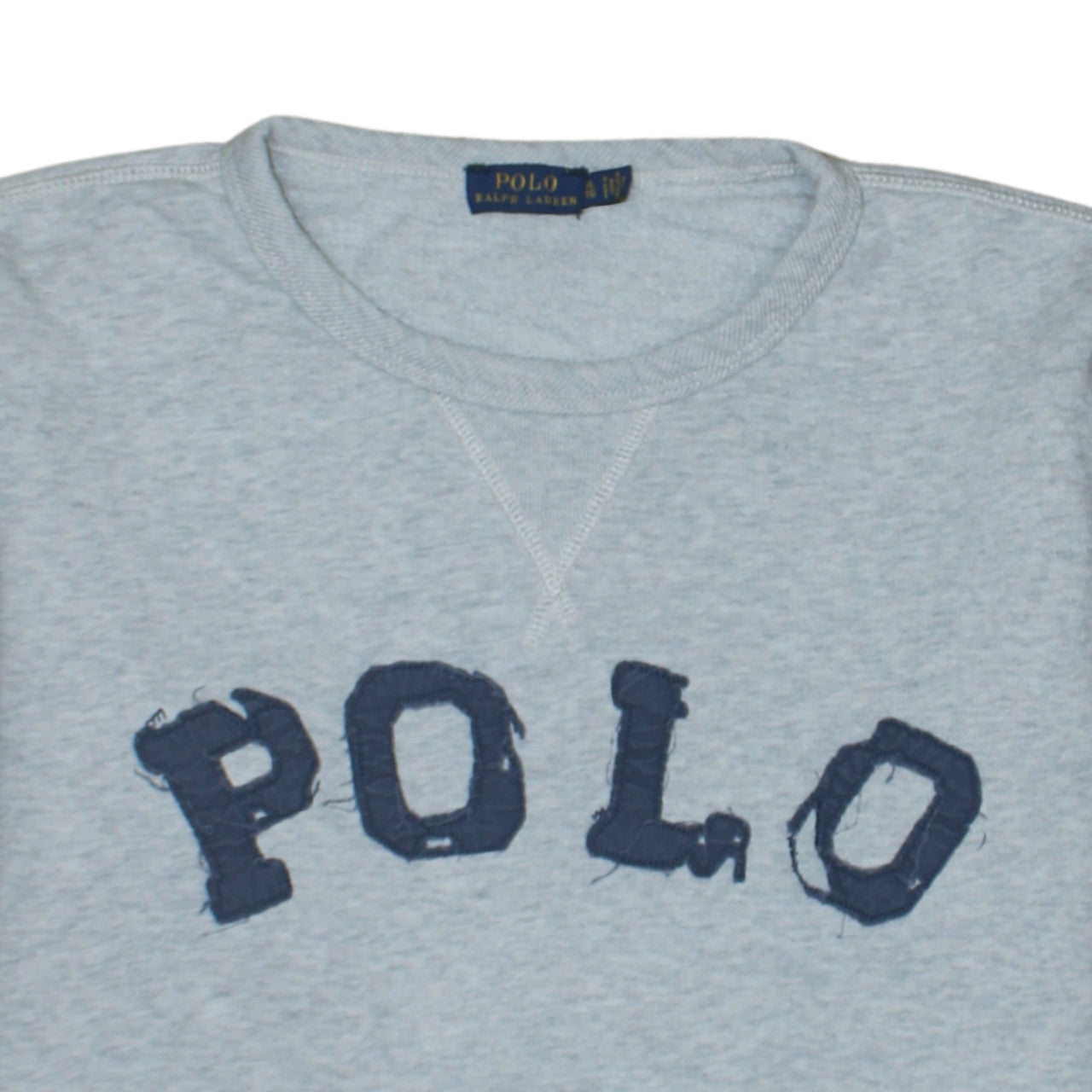 Polo Ralph Lauren Women’s Grey Pullover Sweatshirt XL Logo Cotton Blend