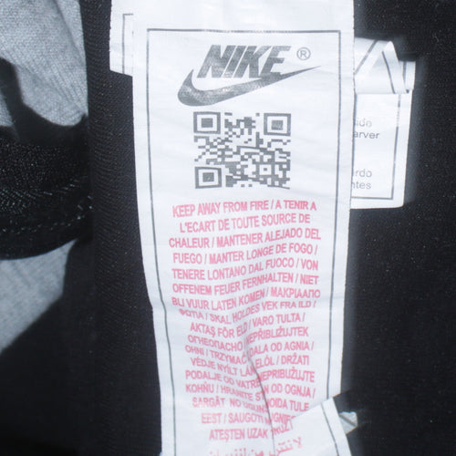 Nike Men's Black Grey Full Zip Dri-FIT Hoodie 2XL Athletic Fit
