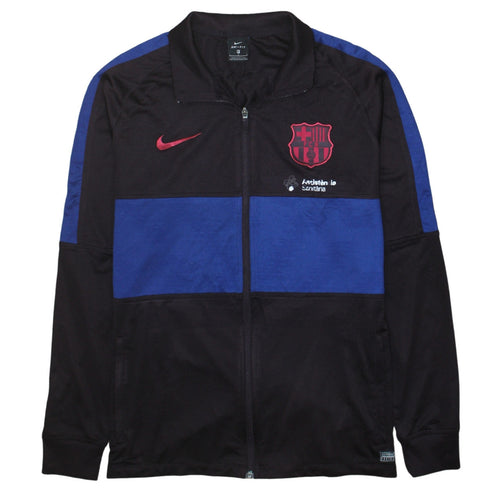 Nike Men's Blue Full Zip FCB Dri-Fit Sweatshirt Size L