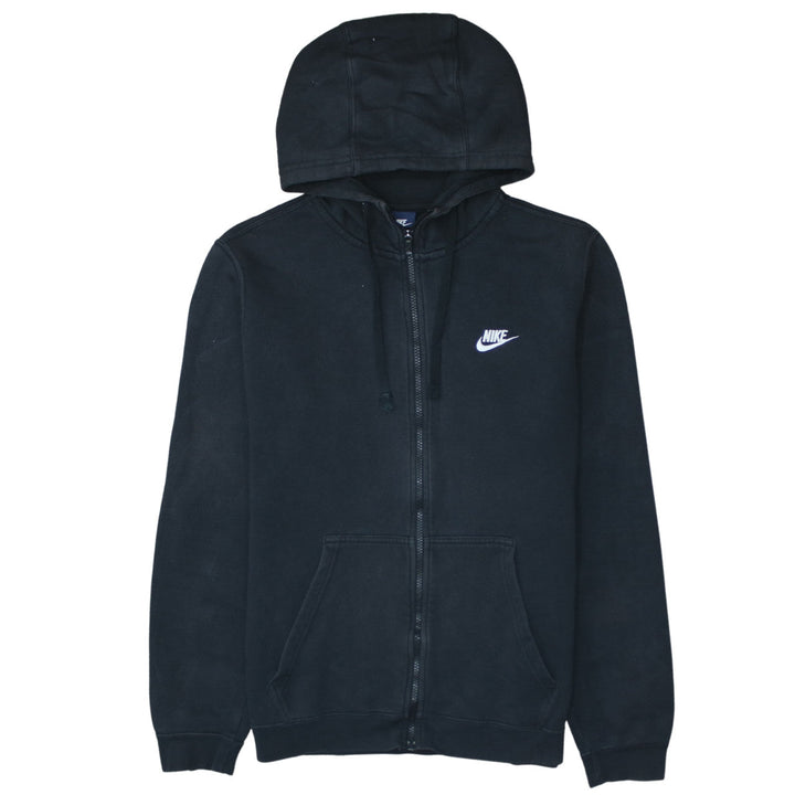Nike Men's Black Full Zip Hoodie Size M Fleece Sportswear
