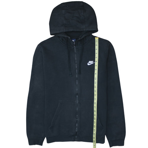 Nike Men's Black Full Zip Hoodie Size M Fleece Sportswear