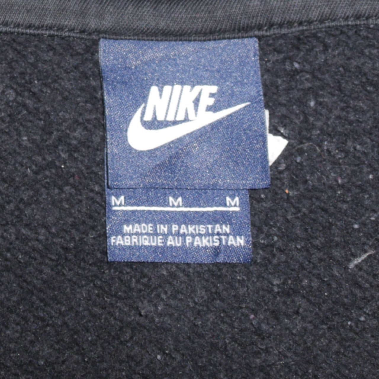 Nike Men's Black Full Zip Hoodie Size M Fleece Sportswear
