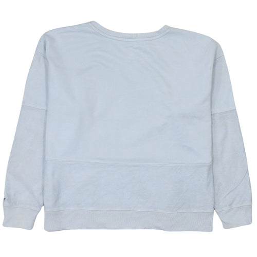 Tommy Hilfiger Men's Grey Embroidered Logo Sweatshirt L Pullover
