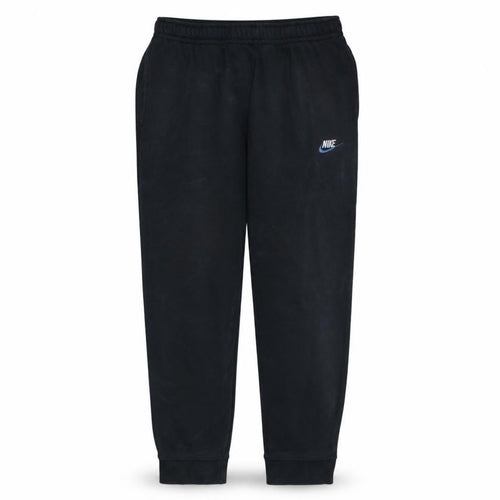 Nike Men's Black Fleece Sweatpants L Regular Fit Cuffed Joggers