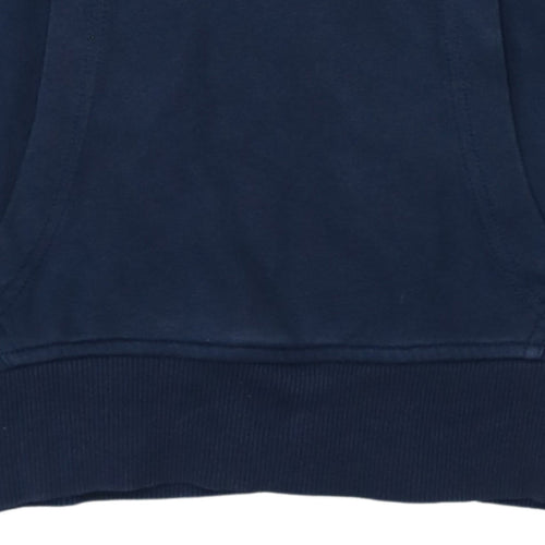 Tommy Hilfiger Boys Navy Pullover Hoodie Size 152 Cotton Blend