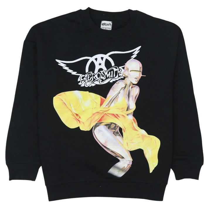 Primark Women’s Black Aerosmith Graphic Pullover Sweatshirt XS