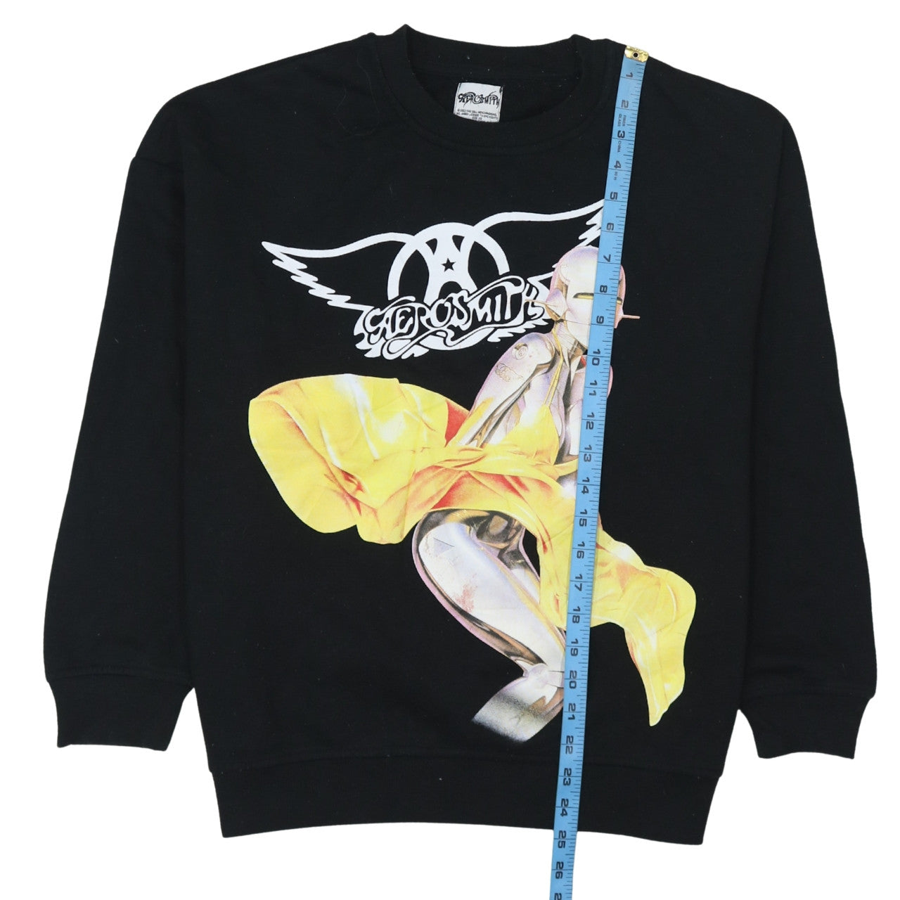 Primark Women’s Black Aerosmith Graphic Pullover Sweatshirt XS