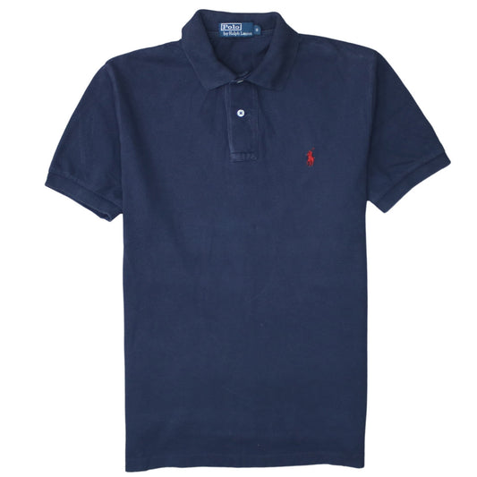 Ralph Lauren Men's Blue Polo Shirt Small Classic Fit Cotton
