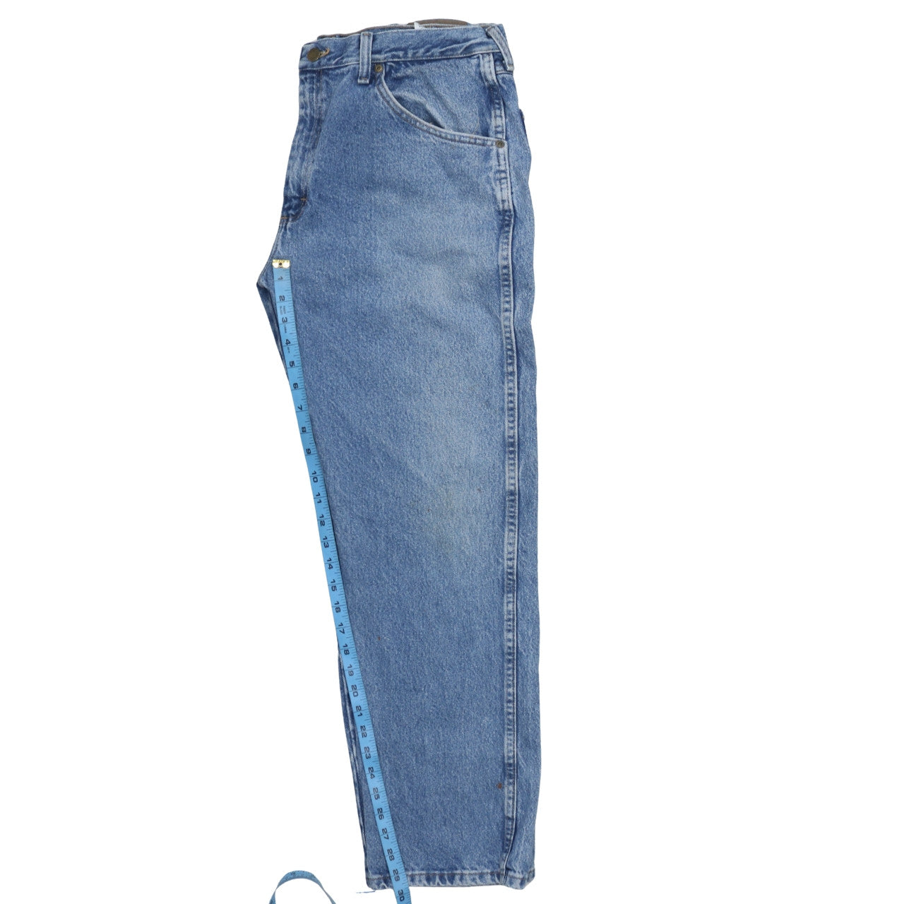 Wrangler Men's Blue 36x30 Regular Straight Fit Denim Jeans