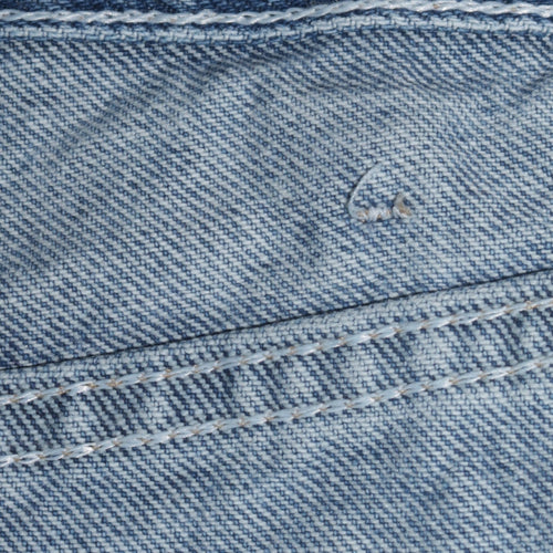 Wrangler Men's Blue 36x30 Regular Straight Fit Denim Jeans