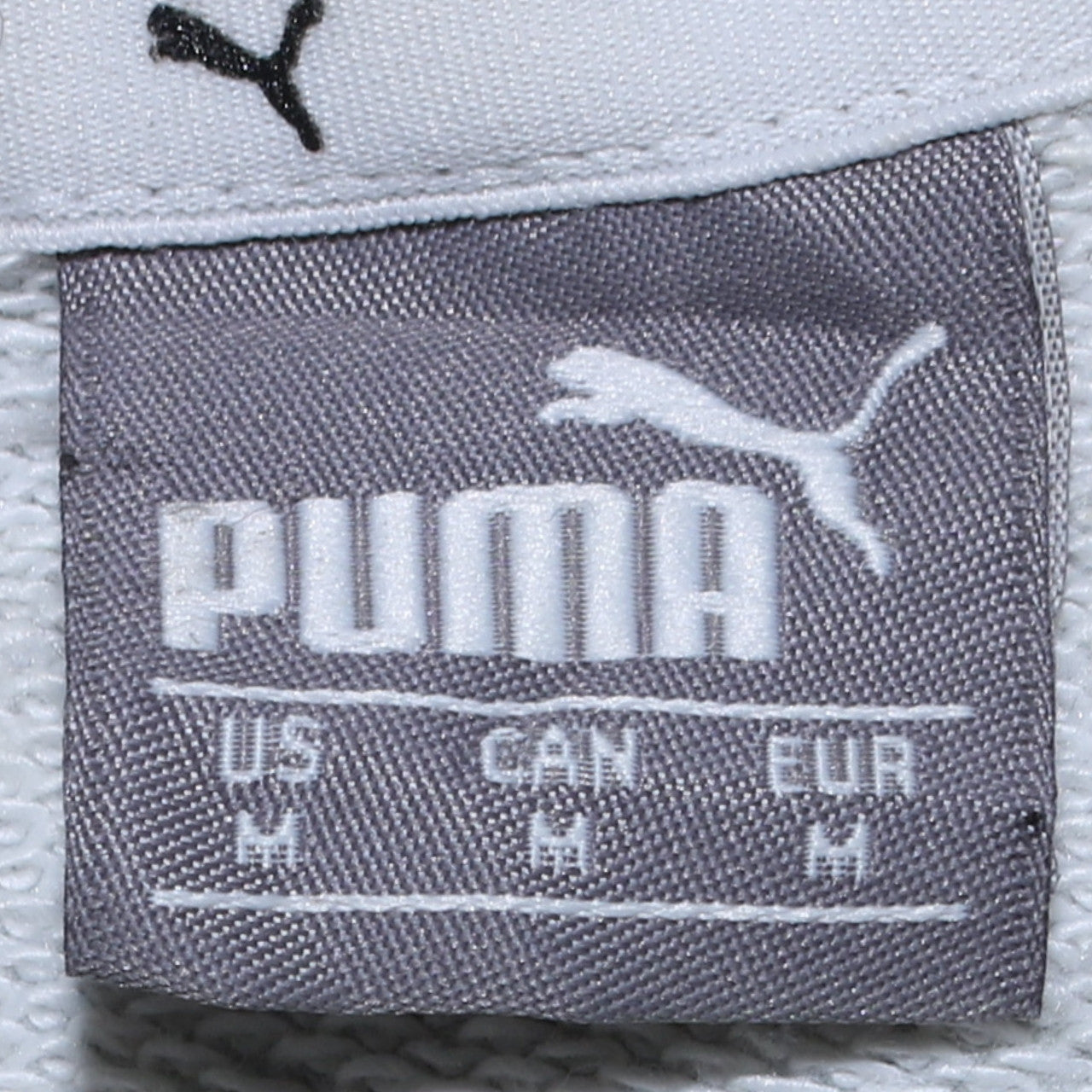 Puma Womens Grey Pullover Hoodie Medium Logo Sweatshirt