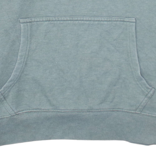 Tommy Hilfiger Denim Men's Green Pullover Hoodie M Cotton Blend