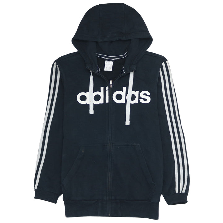 Adidas Men's Black Full Zip Hoodie Small Sports Fleece