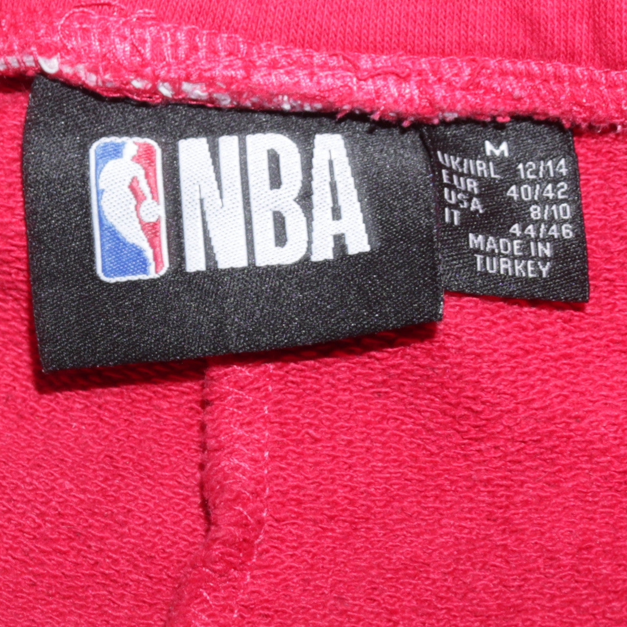 NBA Women Red Bulls Jogger Sweatpants Size M Cotton Blend