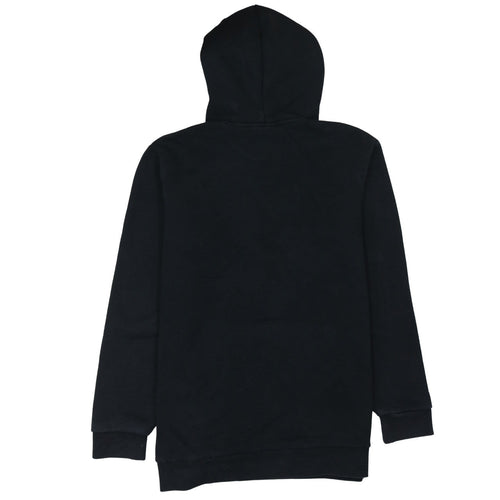adidas Mens Black L Pullover Hoodie Logo Fleece Sweatshirt