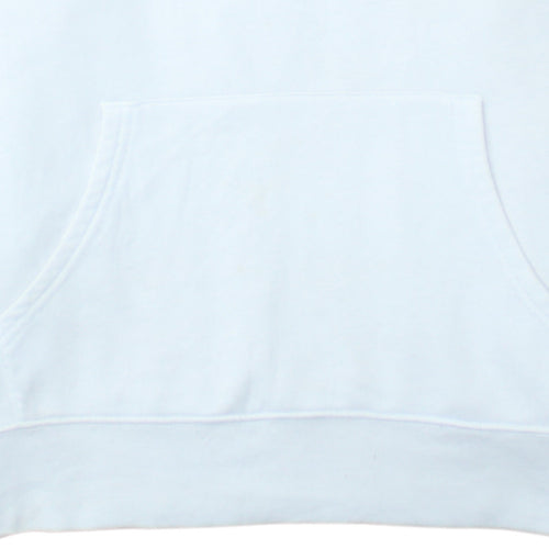 GAP Women White Pullover Hoodie Small Cotton Blend Casual