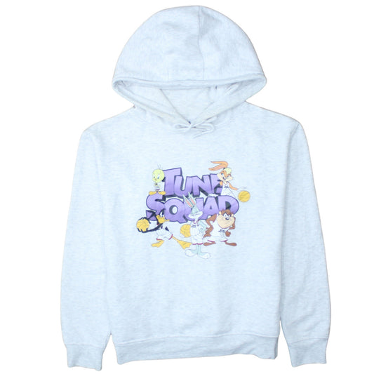 Space Jam A New Legacy Women's Grey Tune Squad Pullover Hoodie Medium