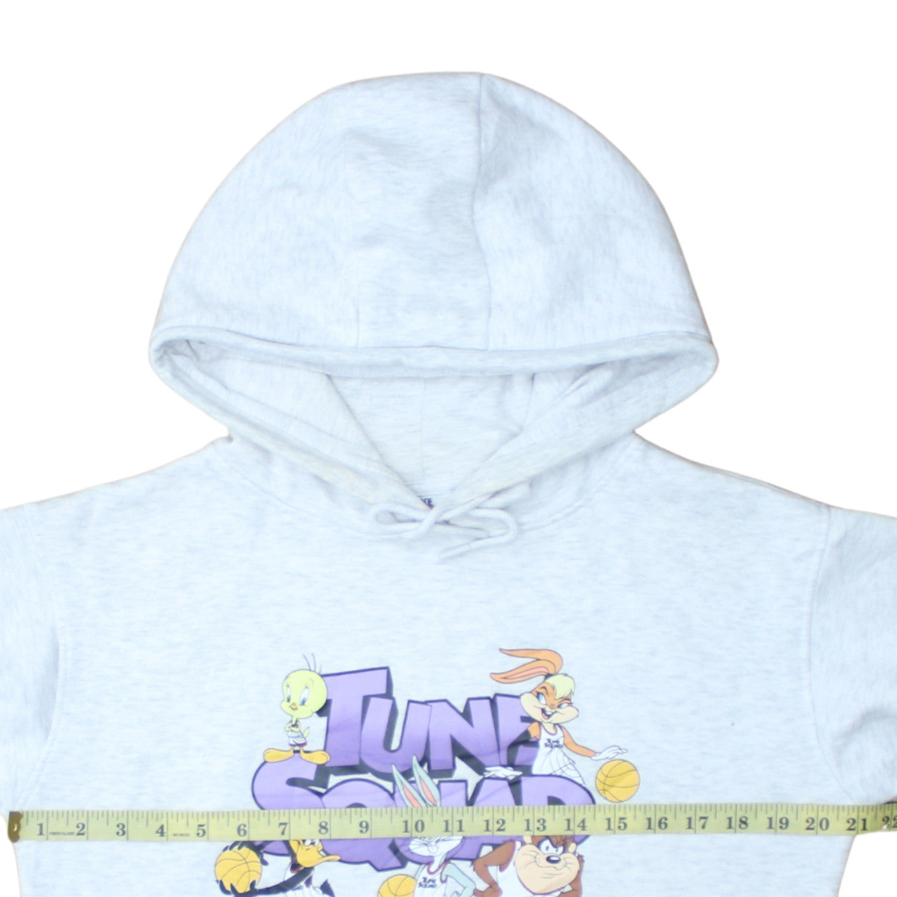 Space Jam A New Legacy Women's Grey Tune Squad Pullover Hoodie Medium