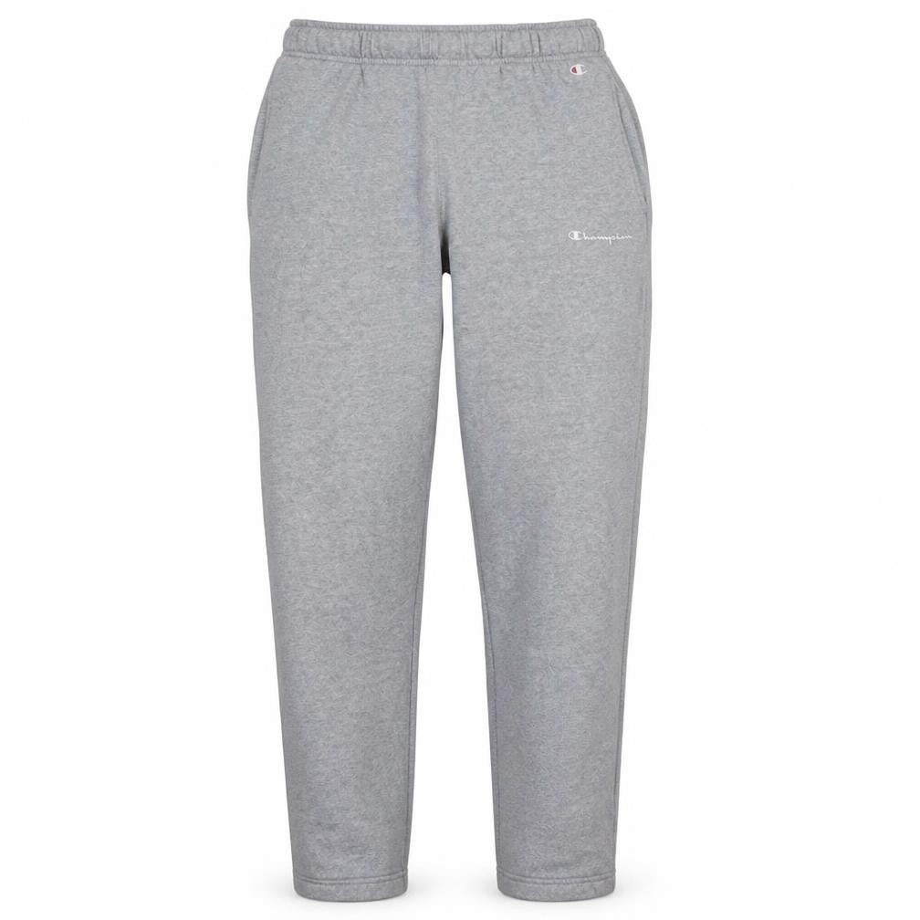 Front view of Champion Men's Grey Medium Sweatpants Jogger Trousers