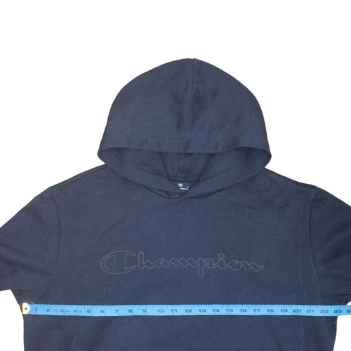 Champion Men's Blue XL Pullover Hoodie with Logo