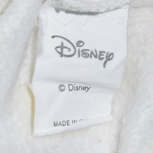 Disney Women White Dumbo Crew Neck Pullover Sweatshirt 2XL