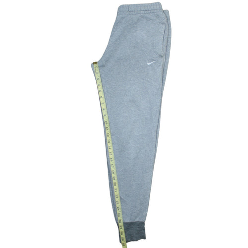 Nike Boys Grey Fleece Jogger Trousers L Elastic Waist Sweatpants