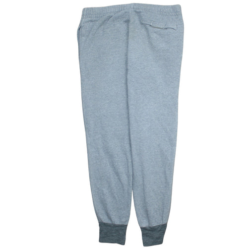 Nike Boys Grey Fleece Jogger Trousers L Elastic Waist Sweatpants