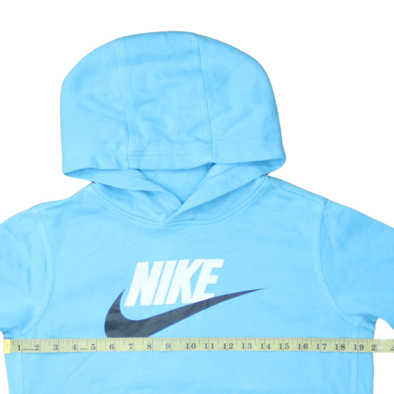 Nike Boys Blue Pullover Hoodie XL 158-170cm Sports Fleece Sweatshirt