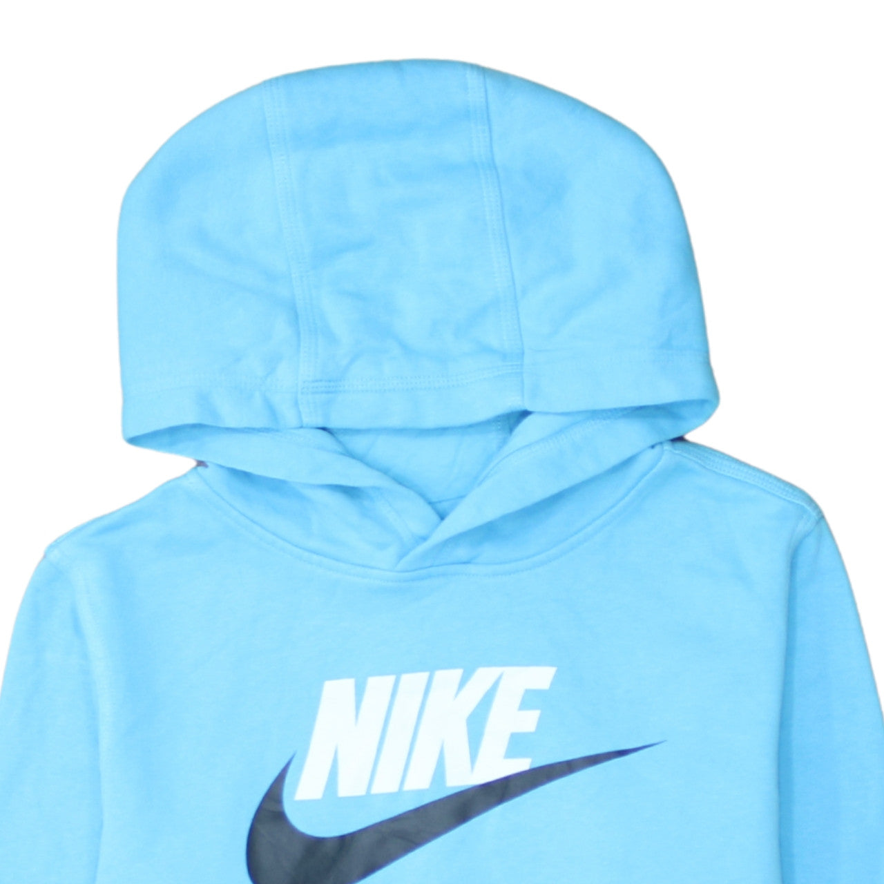 Nike Boys Blue Pullover Hoodie XL 158-170cm Sports Fleece Sweatshirt