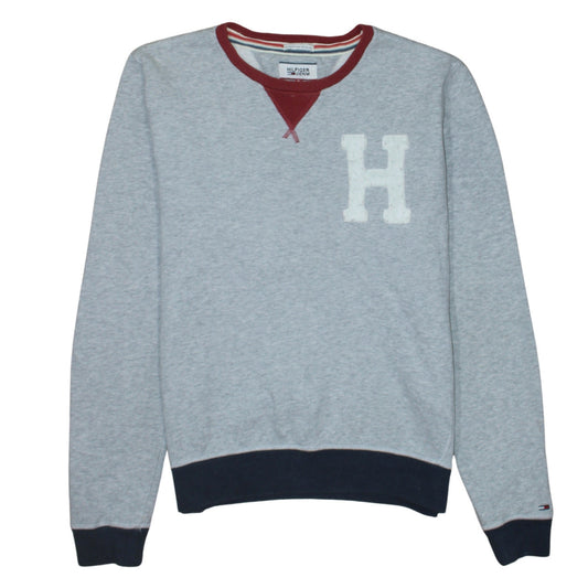 Tommy Hilfiger Men’s Grey Crew Neck Pullover Sweatshirt Size S