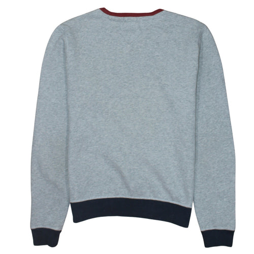 Tommy Hilfiger Men’s Grey Crew Neck Pullover Sweatshirt Size S