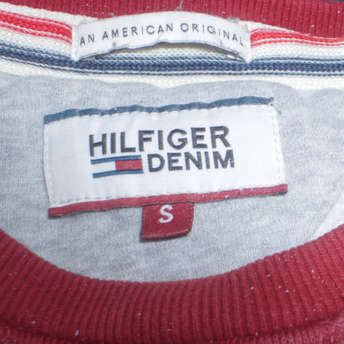 Tommy Hilfiger Men’s Grey Crew Neck Pullover Sweatshirt Size S