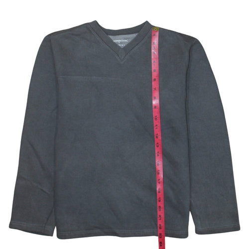 Champion Men's Black V-Neck Pullover Sweatshirt Size S
