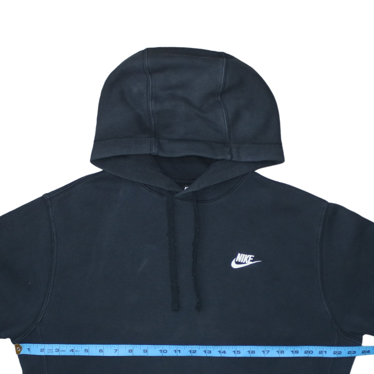 Nike Men's Black Pullover Hoodie Medium Fleece Logo Sportswear
