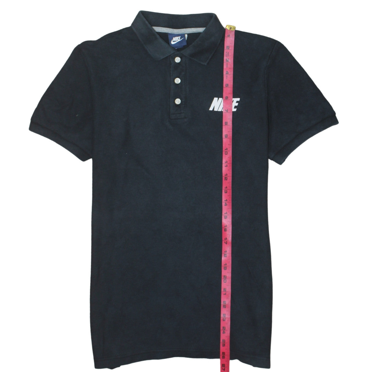 Nike Men's Black Cotton Short Sleeve Polo Shirt Size M