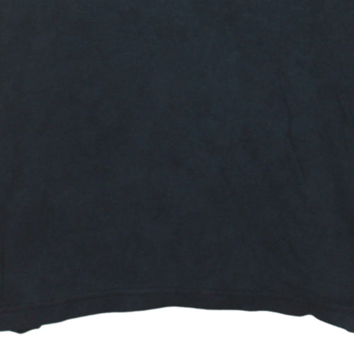 Nike Men's Black Cotton Short Sleeve Polo Shirt Size M