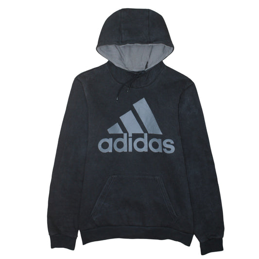 adidas Mens Black Pullover Hoodie Size S Fleece Sportswear