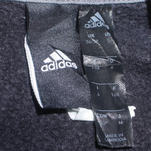 adidas Mens Black Pullover Hoodie Size S Fleece Sportswear
