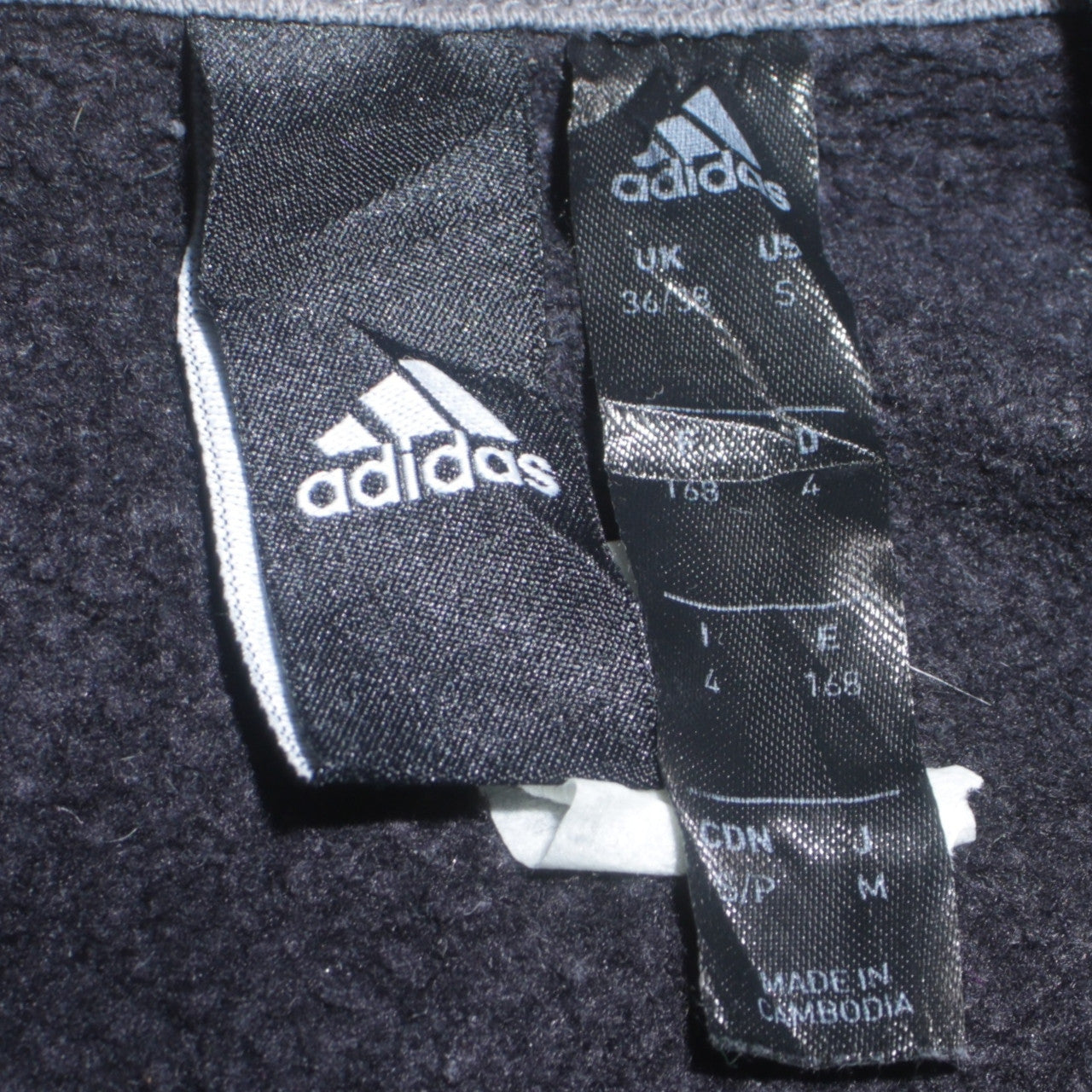 adidas Mens Black Pullover Hoodie Size S Fleece Sportswear