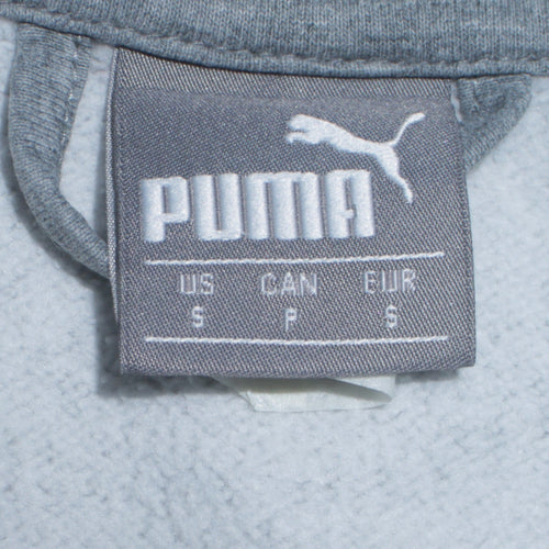Puma Men's Grey Small Full Zip Sweatshirt Fleece Jacket