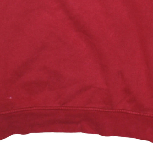 Nike Men's Red FCT Logo Crew Neck Pullover Sweatshirt Size S