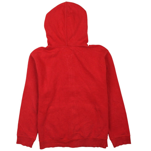 Nautica Teens Red Full Zip Hoodie Sweatshirt Size 14/16 Cotton Blend