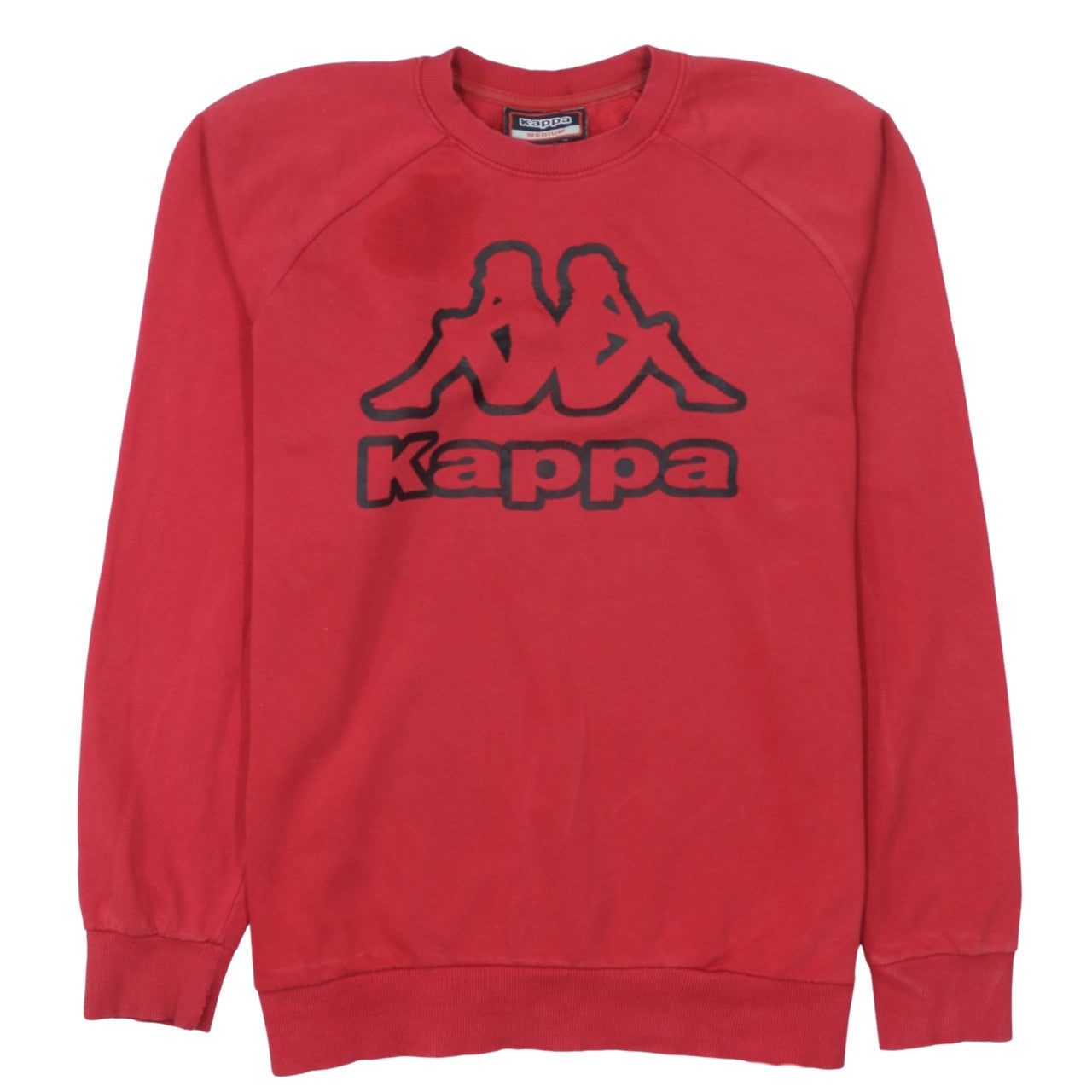 Kappa Men's Red Medium Logo Crew Neck Pullover Sweatshirt